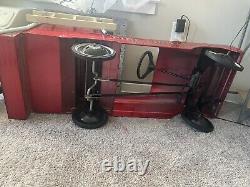 Pedal Fire Truck W Rumble Seat Unit No 508 Child's vintage AMF