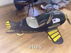 Plane airflow Collectible pedal car Plane airplane toy vintage