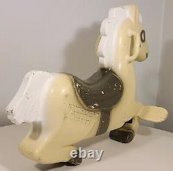 Playworld Systems Vintage Spring Rider Rocking Horse Cast Metal Playground Ride