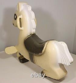 Playworld Systems Vintage Spring Rider Rocking Horse Cast Metal Playground Ride