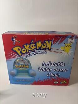 Pokemon Inflatable Water Power Chair VTG 2000 Nintendo BRAND NEW Kids Kraze NOS