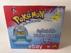 Pokemon Inflatable Water Power Chair VTG 2000 Nintendo BRAND NEW Kids Kraze NOS