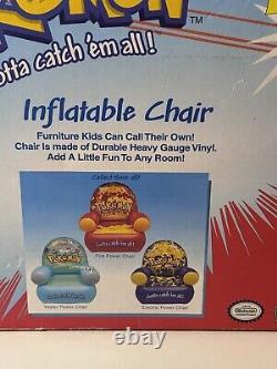 Pokemon Inflatable Water Power Chair VTG 2000 Nintendo BRAND NEW Kids Kraze NOS