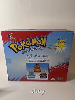 Pokemon Inflatable Water Power Chair VTG 2000 Nintendo BRAND NEW Kids Kraze NOS