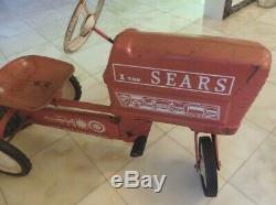 Pre-Owned Vintage 1960's SEARS Riding Tractor Pedal Car