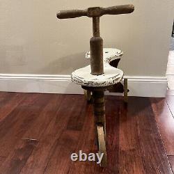 Primitive Child's Wooden Tricycle Vintage Decorative Piece