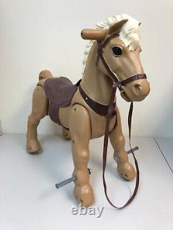 Proarce Marx KO Marvel Mustang Real Galloping Horse VTG Mexico Bouncy Ride On