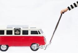 Pull Along VW Volkswagen Splitscreen Picnic Beer cooler Camper Icebox Bus Vtg