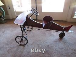 RARE 1926 Gendron Plane Pedal Car Airplane Old Vintage Original Working