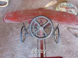 RARE 1926 Gendron Plane Pedal Car Airplane Old Vintage Original Working