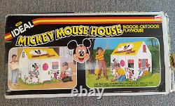 RARE 60's Vtg Ideal Disney Mickey Mouse House Indoor Outdoor Playhouse Complete
