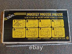RARE 60's Vtg Ideal Disney Mickey Mouse House Indoor Outdoor Playhouse Complete