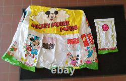 RARE 60's Vtg Ideal Disney Mickey Mouse House Indoor Outdoor Playhouse Complete