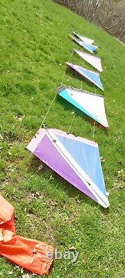 RARE! Caribbean Kite Co. 6-Stack CAYMAN Vintage stunt kites (i. E. Peter Powell)