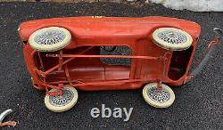 RARE! Hard to find Vintage Squadra Giordani Toy Mercedes Racer Pedal Car 1952