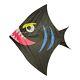 RARE Joel K Scholz Vintage Piranha Fighter Kite Signed & Dated
