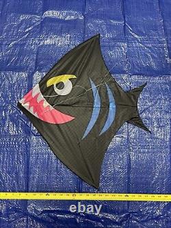 RARE Joel K Scholz Vintage Piranha Fighter Kite Signed & Dated
