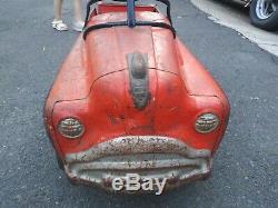 RARE VINTAGE 1950's MURRAY PEDAL CAR DUMP TRUCK with ORIGINAL PAINT & DECALS