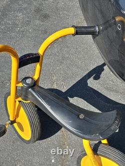 RARE VINTAGE Angeles 2 Wheel Metal Tricycle Bike Scooter Childs Pedal Toy