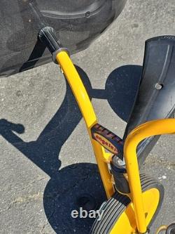 RARE VINTAGE Angeles 2 Wheel Metal Tricycle Bike Scooter Childs Pedal Toy