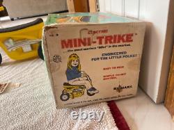 RARE VTG MARX ELECTRIC MINI TRIKE CHILDRENS RIDE ON 1971 WithBOX