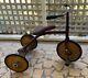 RARE Vintage 1930's Metal Super Chief Tricycle Red Yellow Antique