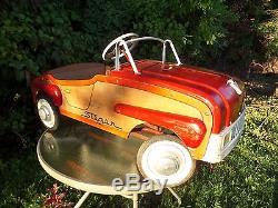 RARE Vintage 1940's STEGER Woody Pedal Car Wood Sided 100% Original SUPERB