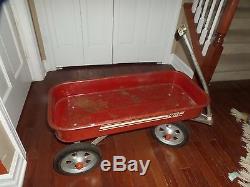 RARE Vintage 1960's GTO PULL WAGON Cart withMAG Wheels Steel Metal a BEAUTY