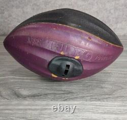 RARE Vintage 1989 Purple and Black Nerf Turbo Screamer Foam Football Nice! 