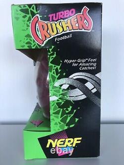 RARE Vintage 1994 Official NERF TURBO CRUSHERS Football Kenner Purple Gold NEW