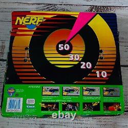 RARE Vintage 1995 New Nerf Gun Sharp Shooter II Blaster Darts 90s Kenner SEALED