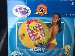 RARE Vintage 36 Intex Looney Tunes Inflatable Beachball New in box