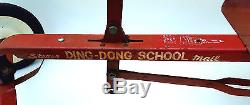 RARE Vintage Antique STEGER DING DONG SCHOOL IRISH MAIL CAR Pedal Hand Cart Ride