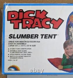 RARE Vintage Dick Tracy Slumber Tent ERO Play NIB Sealed (Open Box)