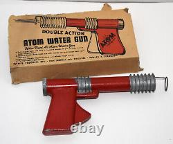 RARE Vintage Flyrite Double Action Atom Bubble Space Gun with Original Box