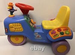 RARE Vintage Kiddieland Winnie The Pooh's Activity Tractor Musical Works