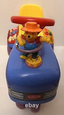RARE Vintage Kiddieland Winnie The Pooh's Activity Tractor Musical Works