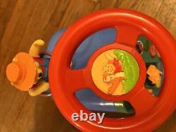 RARE Vintage Kiddieland Winnie The Pooh's Activity Tractor Musical Works