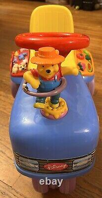 RARE Vintage Kiddieland Winnie The Pooh's Activity Tractor Musical Works