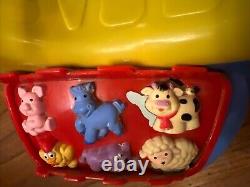 RARE Vintage Kiddieland Winnie The Pooh's Activity Tractor Musical Works