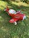 RARE Vintage Limited Edition AIRFLOW SKY KING Red PEDAL PLANE 4FT