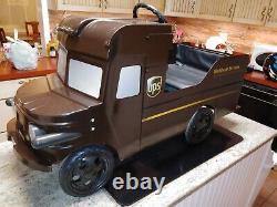 RARE Vintage UPS Pedal Car The Brown Truck RARE