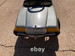 RARE Vintage original metal MERCEDES Roadster Pedal Car with All Steel Body RUNS