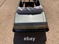 RARE Vintage original metal MERCEDES Roadster Pedal Car with All Steel Body RUNS
