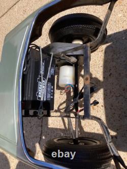 RARE Vintage original metal MERCEDES Roadster Pedal Car with All Steel Body RUNS
