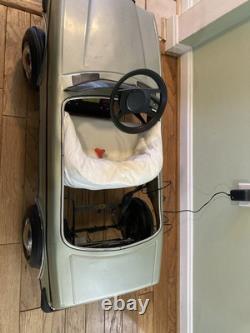 RARE Vintage original metal MERCEDES Roadster Pedal Car with All Steel Body RUNS