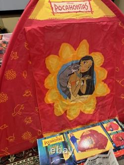 RARE Vtg 1990s Disney Pocahontas Fabric Fun Hut Complete With Box Only 1 On eBay