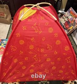 RARE Vtg 1990s Disney Pocahontas Fabric Fun Hut Complete With Box Only 1 On eBay