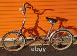 RARE vintage Luxus Jaguar Folding Bicycle Bike German Germany