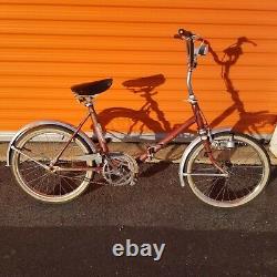 RARE vintage Luxus Jaguar Folding Bicycle Bike German Germany